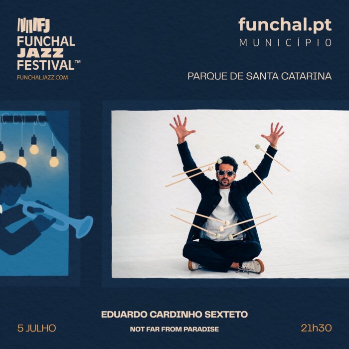 FUNCHAL JAZZ FESTIVAL 2024 - O Funchal Jazz Festival 2024, vai decorrer no Funchal de 29 de junho a 07 de julho. O festival está dividido em duas partes, a primeira acontece no Auditório do Jardim Municipal (29 de junho a 03 de julho) e é de acesso gratuito. A segunda com necessidade de compra de bilhete, aconteceno Parque de Santa Catarina (4 a 7 de julho).