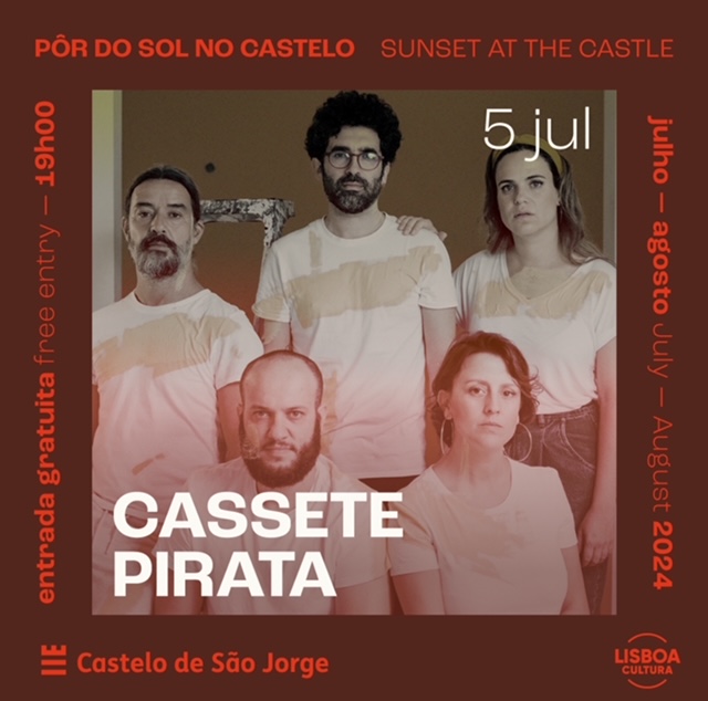 PÔR DO SOL NO CASTELO 2024 | LISBOA - Entre 5 de julho e 30 de agosto, o Castelo de São Jorge em Lisboa, recebe  mais uma edição do Pôr do Sol no Castelo, um programa musical que conta com alguns dos nomes mais frescos do jazz, indie, pop/rock, hip-hop e house. Os concertos decorrem ao sábado, todos ao fim da tarde, com a melhor vista da cidade.