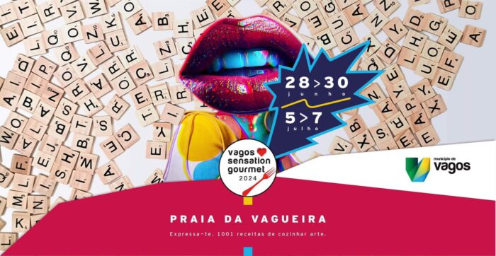 VAGOS SENSATIONS GOURMET 2024 | PRAIA DA VAGUEIRA - A 9.ª edição do Vagos Sensation Gourmet (VSG) conta, mais uma vez, com showcookings, workshops, almoços e jantares temáticos, palestras, animação que animarão a Praia da Vagueira durante seis dias repletos de experiências, nos dias 28, 29, 30 de junho e 5, 6 e 7 de julho, juntando as gentes da terra a chefs de renome.