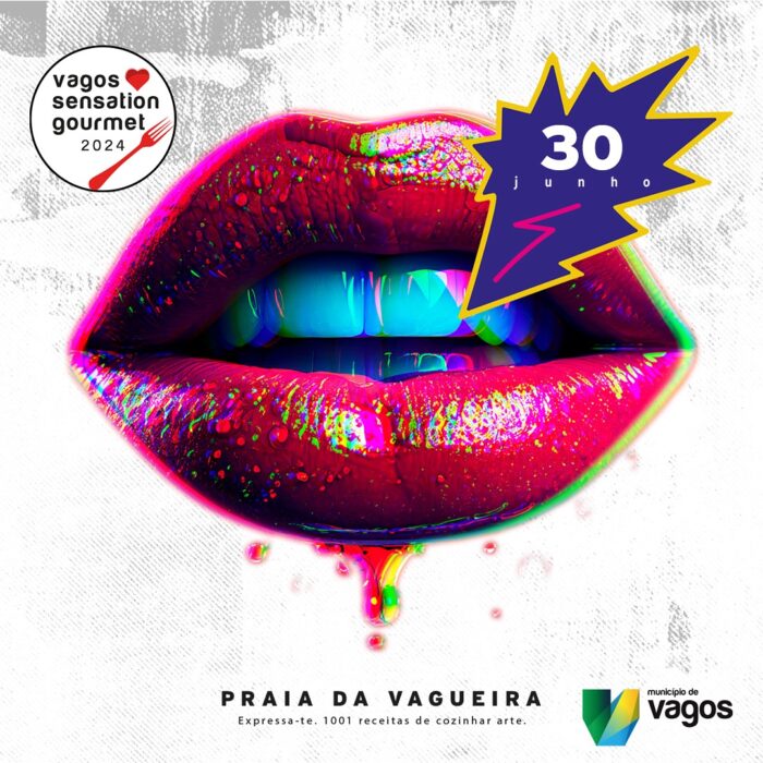 VAGOS SENSATIONS GOURMET 2024 | PRAIA DA VAGUEIRA - A 9.ª edição do Vagos Sensation Gourmet (VSG) conta, mais uma vez, com showcookings, workshops, almoços e jantares temáticos, palestras, animação que animarão a Praia da Vagueira durante seis dias repletos de experiências, nos dias 28, 29, 30 de junho e 5, 6 e 7 de julho, juntando as gentes da terra a chefs de renome. São dois fins-de-semana completos de sexta-feira a domingo.