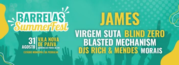 BARRELAS SUMMER FEST 2024 | VILA NOVA DE PAIVA - A primeira edição do Barrelas Summer Fest, vai decorrer em Vila Nova de Paiva, no dia 31 de agosto.
