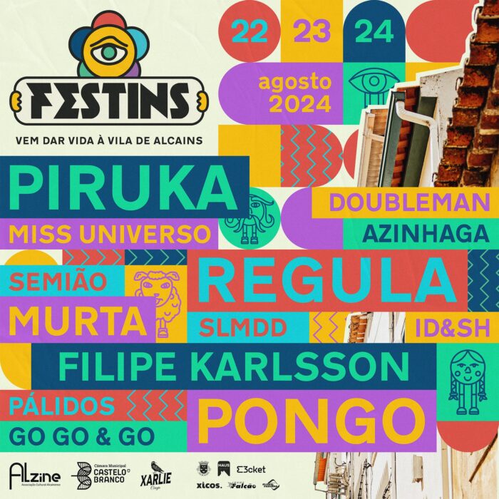 FESTINS 2024 | ALCAINS - O Festins 2024, em Alcains, concelho de Castelo Branco, vai decorrer nos dias 22, 23 e 24 de agosto, em 3 dias de felicidade, de festa e de dar vida à vila de Alcains!