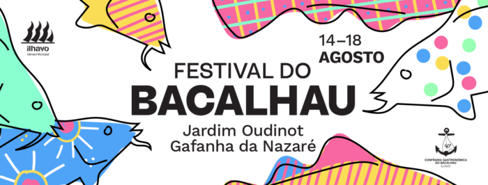FESTIVAL DO BACALHAU 2024 | GAFANHA DA NAZARÉ - O Festival do Bacalhau 2024, vai decorrer no Jardim Oudinot na Gafanha da Nazaré de 14 a 18 de Agosto. São cinco dias, de manhã à noite, de grande agitação, oferecendo o Festival do Bacalhau,  gastronomia, cultura e muita animação, com um cartaz musical de grande relevo.