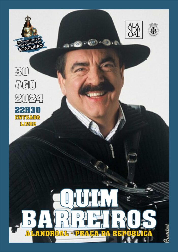 FESTAS DO ALANDROAL 2024 - As Festas do Alandroal 2024, Festas em Honra de Nossa Senhora da Conceição e Festival da Juventude, realizam-se de 29 de agosto a 02 de setembro.
