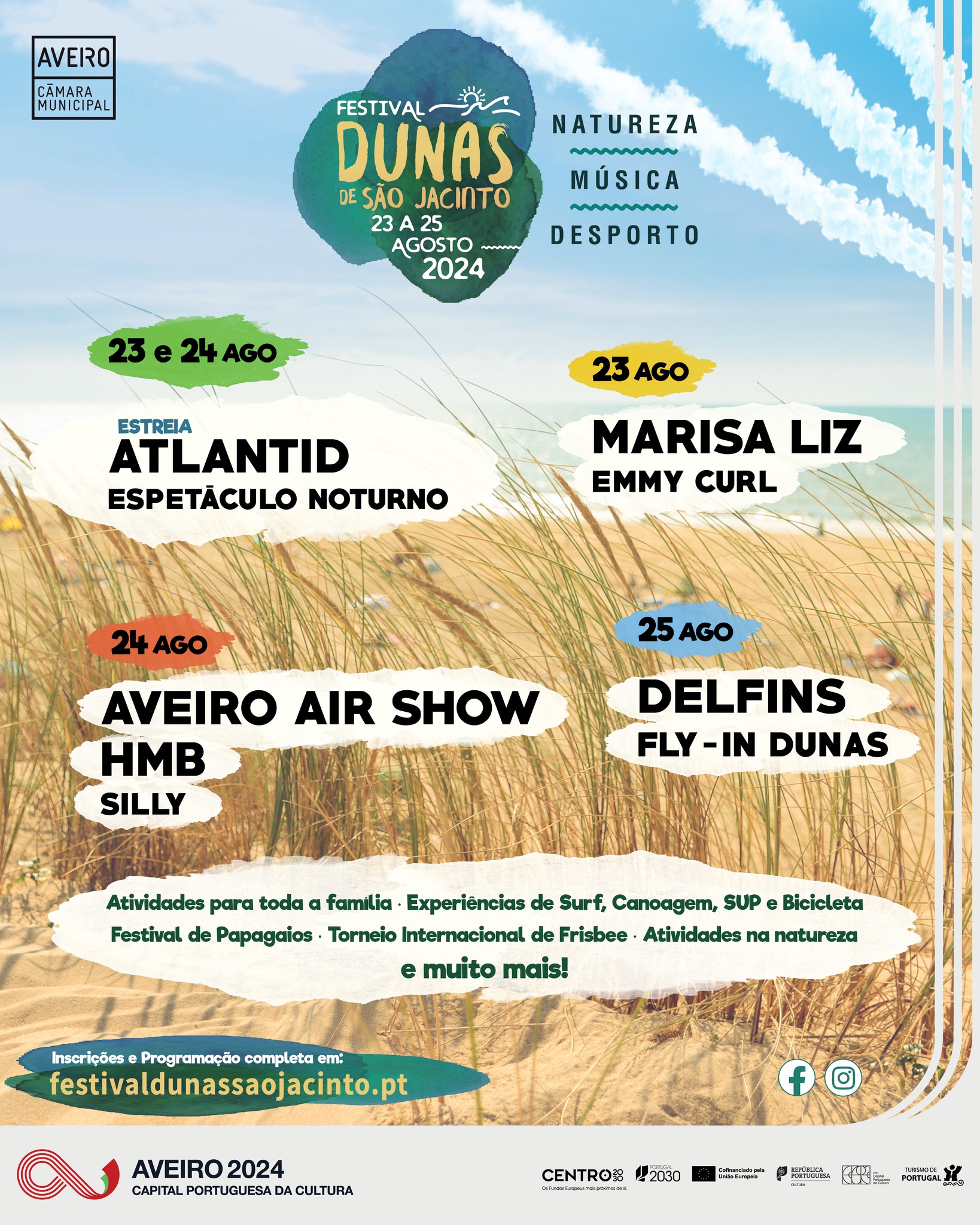 FESTIVAL DUNAS DE SÃO JACINTO 2024 | AVEIRO