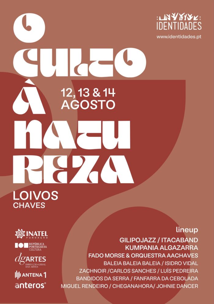 FESTIVAL IDENTIDADES 2024 - Entre 12 e 14 de agosto, realiza-se na Quinta dos Fornos, em Loivos, Chaves o Festival Identidades 2024. Mais do que um festival, é uma comunhão entre tradição, natureza, música e família! Um festival que vai voltar a encher as montanhas de luz, de som e boa energia naquele em que se acredita ser o ano da reconquista cultural no mundo moderno. Um regresso com força, com vontade de crescer e acima de tudo com esperança de um mundo melhor.
