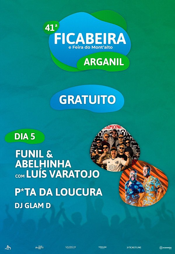 FICABEIRA 2024 | ARGANIL - A FICABEIRA 2024 – Feira Industrial, Comercial e Agrícola da Beira Serra e a Feira do Mont’Alto estão de regresso a Arganil, ao Parque Verde Urbano do Sub-Paço, entre os dias 5 e 8 de setembro, num certame que não só oferece uma oportunidade ímpar para promover os produtos e serviços do concelho e da região, como, para estabelecer valiosos contactos com outros profissionais e público em geral.