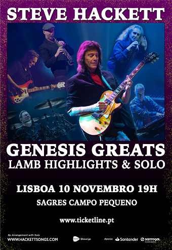 GENESIS GREATS – STEVE HACKETT | SAGRES CAMPO PEQUENO