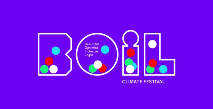 BOIL - CLIMATE FESTIVAL 2024 | SERRALVES - O BOIL, um festival de motivação para a ação climática, vai decorrer nos dias 25 e 26 de setembro no Parque de Serralves no Porto, para quem de uma forma positiva, participativa e experiencial, quer encorajar a mudança. -  Cuidar do Planeta exige a consciência de todos. Através da sua ação, o BOIL contribui para o aprofundar dessa consciência.