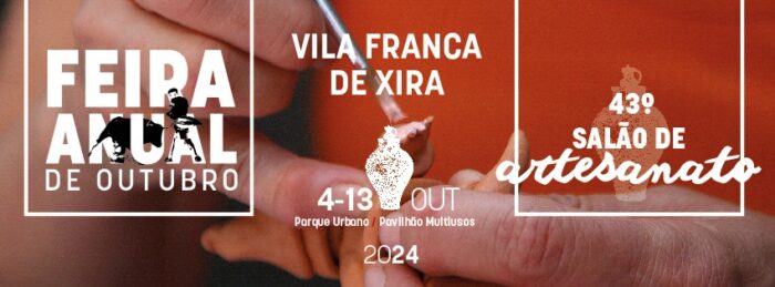 FEIRA ANUAL DE OUTUBRO 2024 | VILA FRANCA DE XIRA - Vila Franca de Xira recebe de 04 a 13 de outubro, mais uma edição da centenária Feira Anual e o 43.ª edição do Salão de Artesanato.