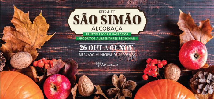 FEIRA DE SÃO SIMÃO 2024 | ALCOBAÇA - A Feira de São Simão 2024, celebra-se entre os dia 26 de outubro e o dia 01 de novembro, feriado do Dia de Todos os Santos. A feira em honra de São Simão remonta ao século XV, mais precisamente ao reinado de D. Manuel I (1495-1521).