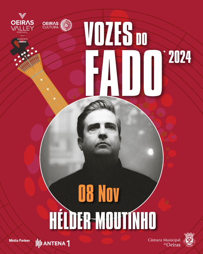 VOZES DO FADO 2024 | OEIRAS - O ciclo de concertos Vozes do Fado 2024 irá decorrer no Auditório Municipal Ruy de Carvalho entre 08 de novembro e 06 de dezembro, trazendo ao palco algumas das vozes mais emblemáticas do Fado. 